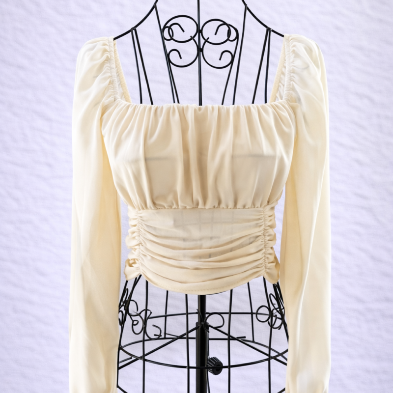 Дамска блуза с набран ефект