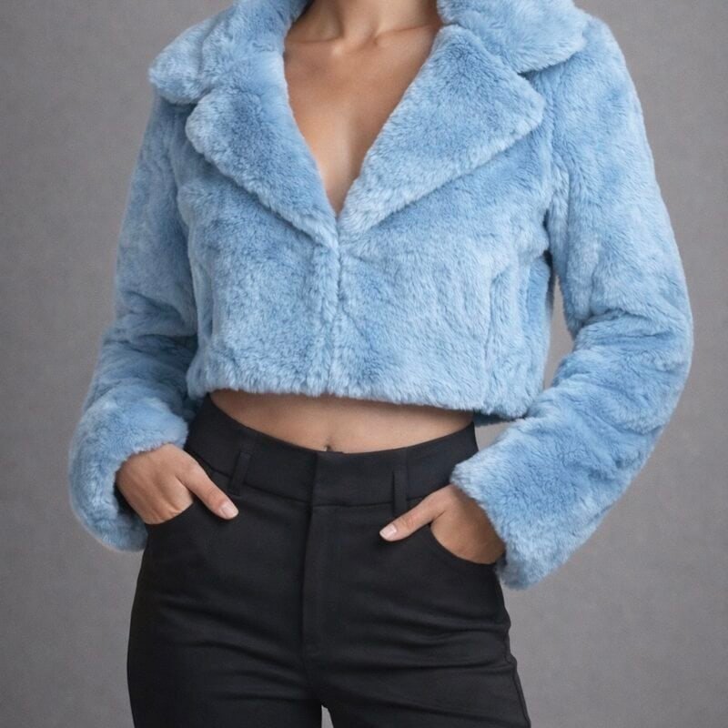 Дамско пухкаво яке