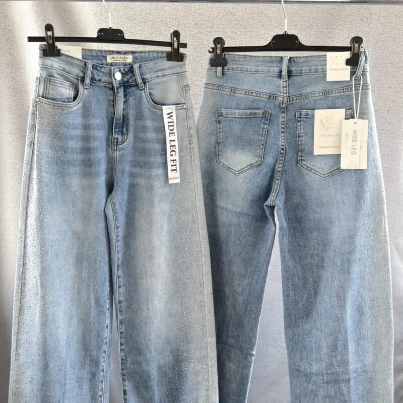 Дамски дънки с камъчета