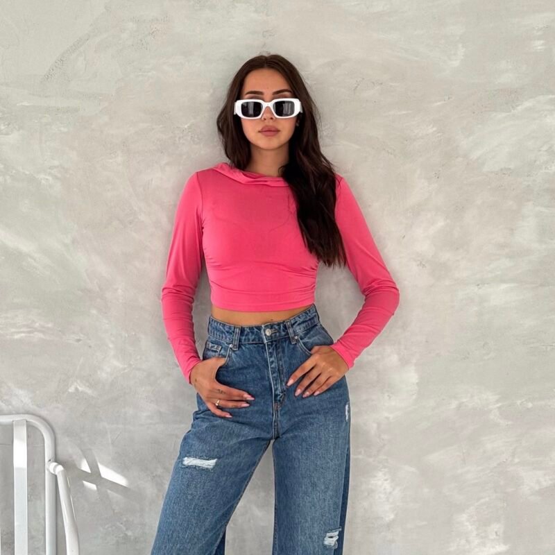 Дамска блуза с качулка