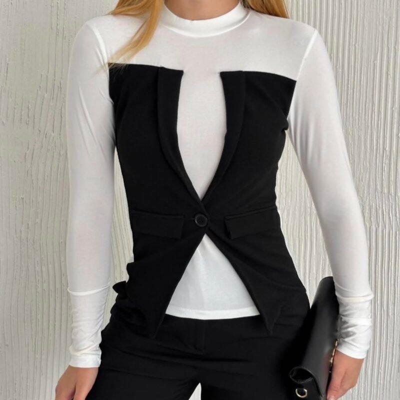 Дамска блуза с дълъг ръкав