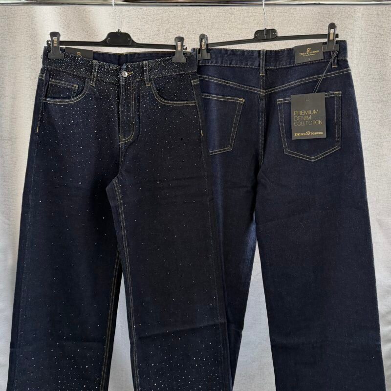 Дамски дънки с камъчета