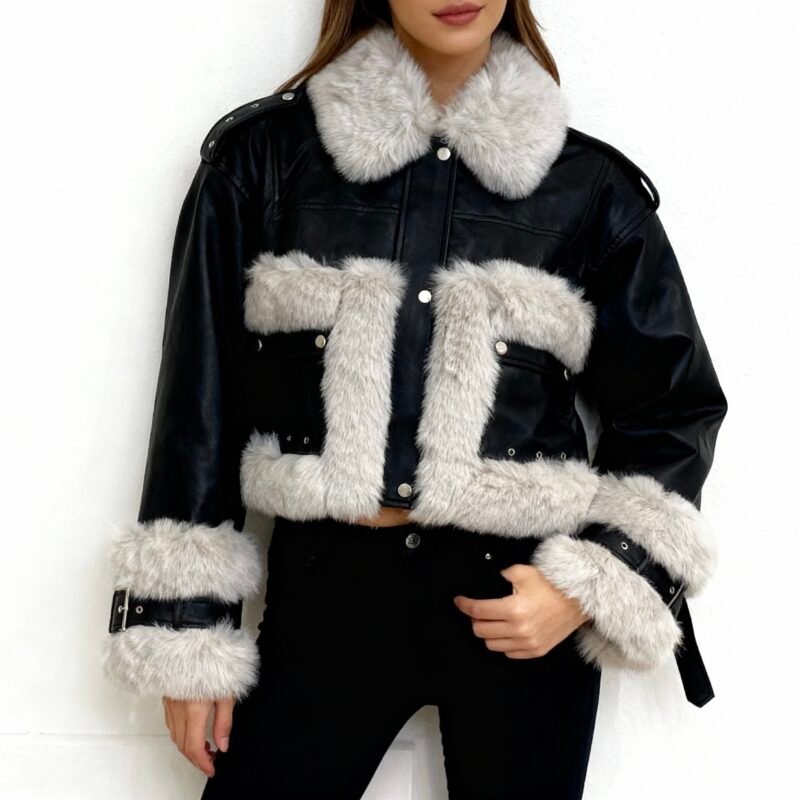 Дамско кожено яке