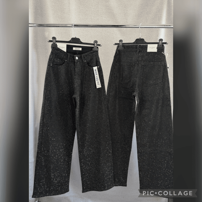 Дамски дънки с камъчета