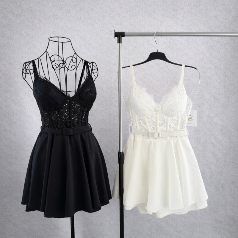 Елегантен гащеризон с дантела