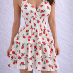Лятна рокля с черешки