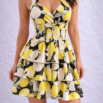 Лятна рокля с лимони